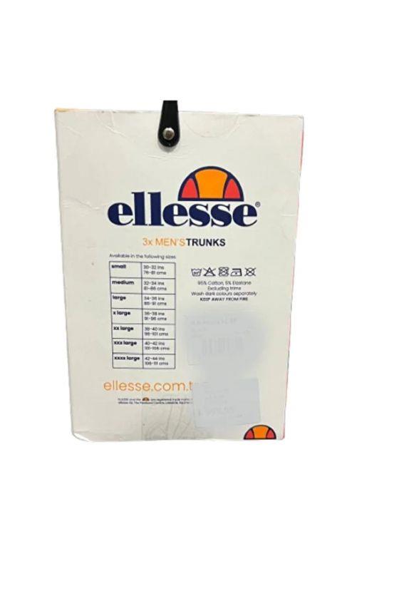Ellesse M-EUM0024 Siyah Erkek 3'lü Boxer