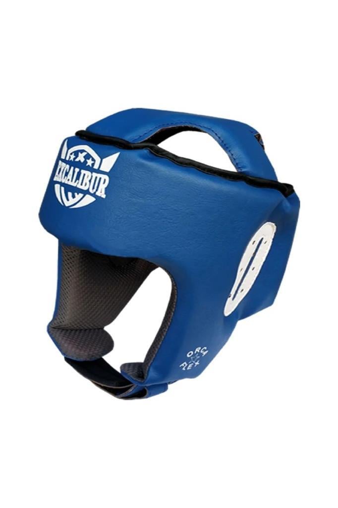 Excalibur Boks Kaskı Kafa Koruyucu Kask Amatör Müsabaka Modeli Mavi S