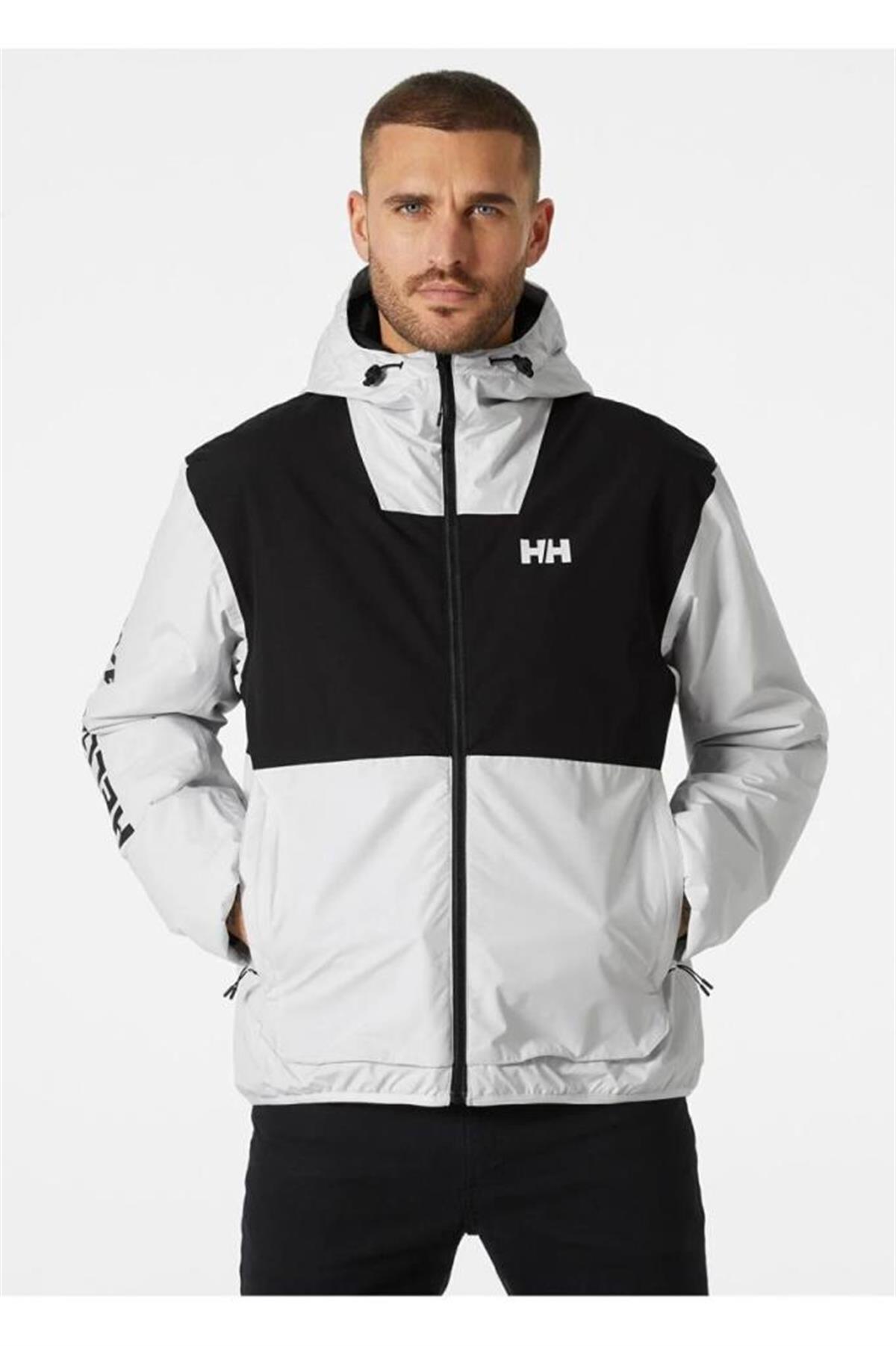 Helly Hansen Ervik Ins Rain Erkek Mont Beyaz HHA.53983.823