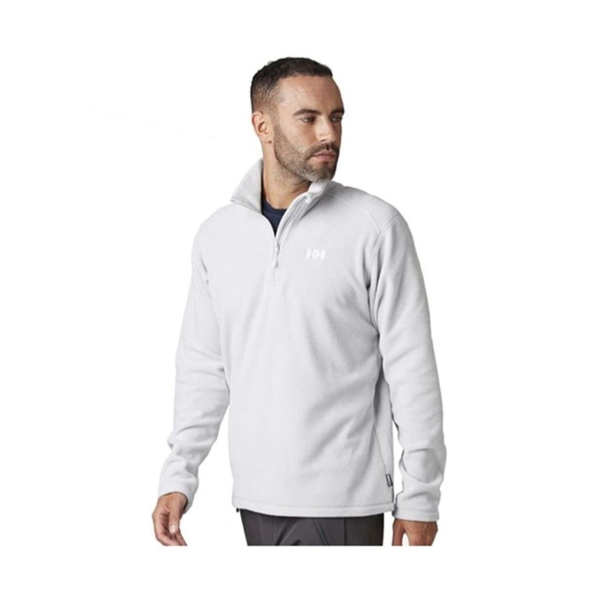 Helly Hansen HH Mount Polar Fleece Erkek Yarım Fermuarlı Gri Polar HHA.853