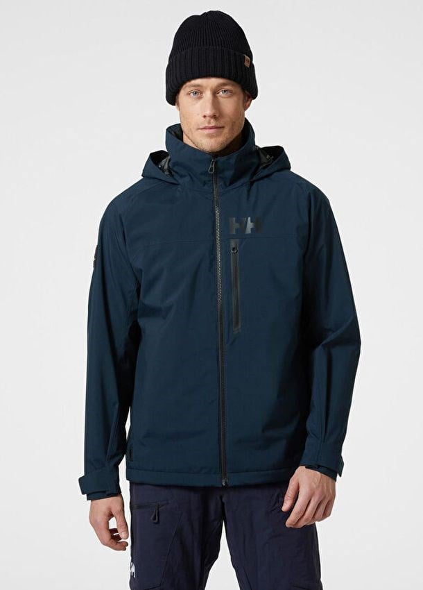 Helly Hansen HP Racing Lifaloft Hooded Navy Men's Jacket Erkek Mont HHA.34594.HHA597