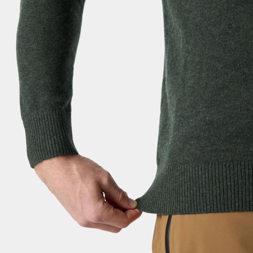 Helly Hansen Men's Afton Knitted Half Zip Erkek Yeşil Kazak HHA.54647