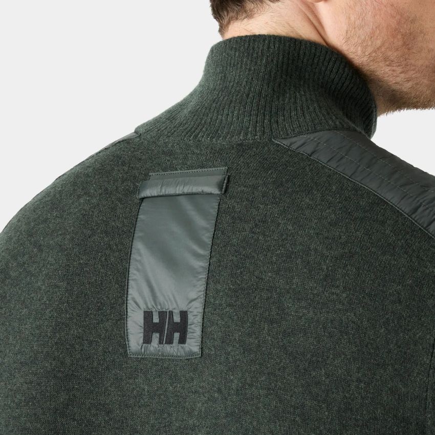 Helly Hansen Men's Afton Knitted Half Zip Erkek Yeşil Kazak HHA.54647
