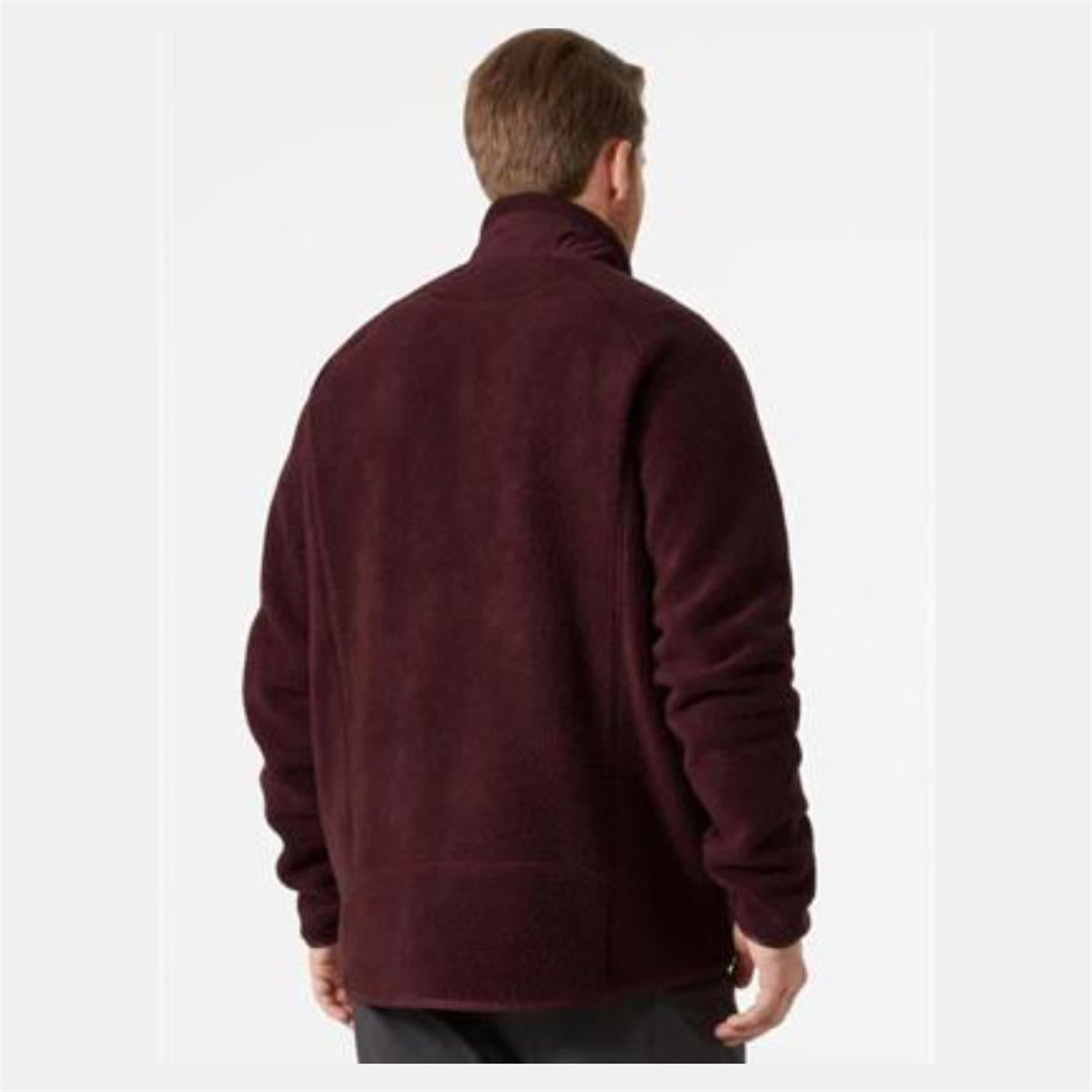 Helly Hansen Panorama Pile Block Jacket Erkek Bordo Polar HHA.49460.HHA.658