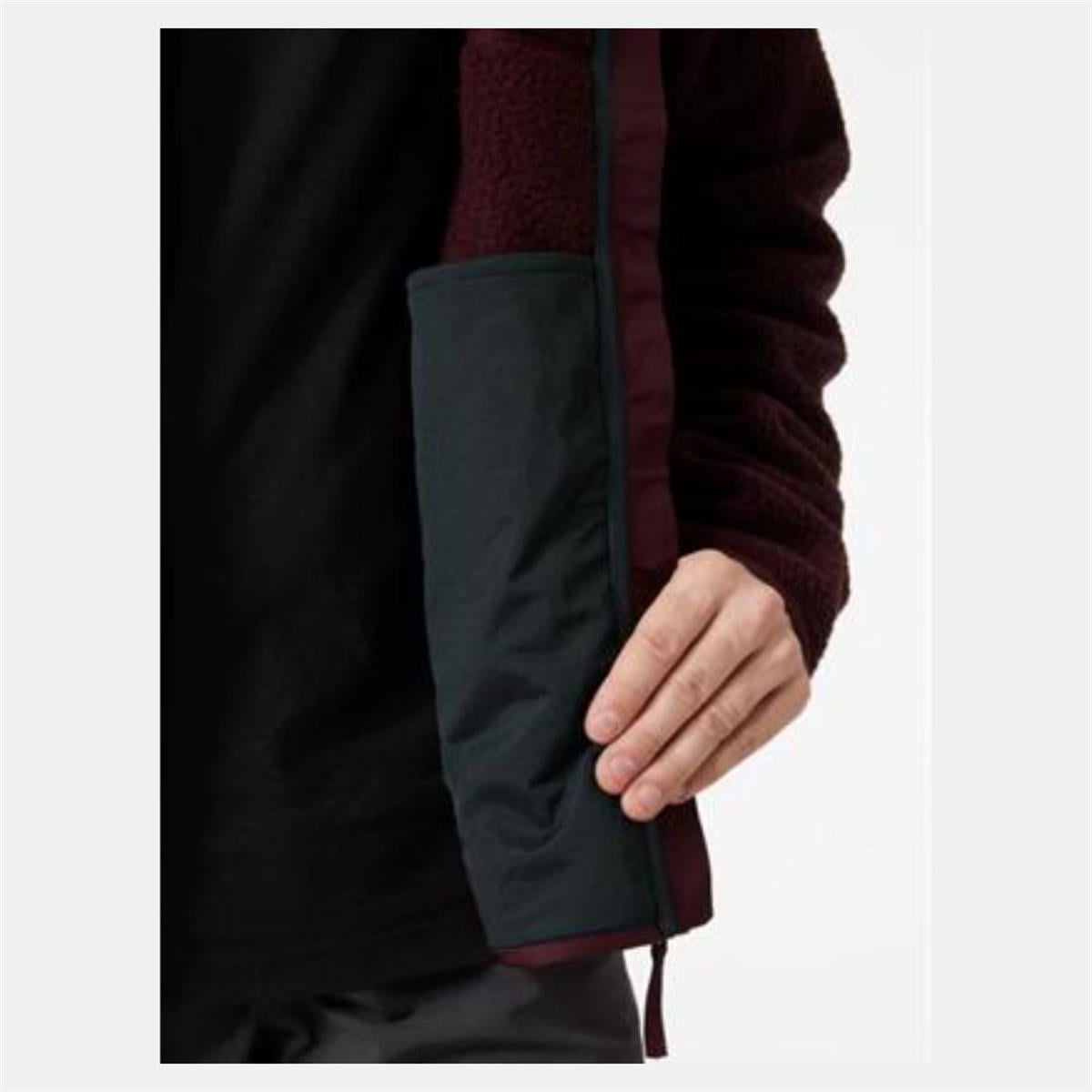Helly Hansen Panorama Pile Block Jacket Erkek Bordo Polar HHA.49460.HHA.658