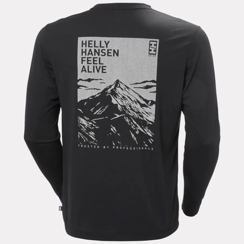 Helly Hansen Skog Graphic Long Sleeve Tee Erkek Sweat HHA.63407.HHA.990