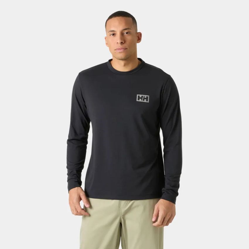 Helly Hansen Skog Graphic Long Sleeve Tee Erkek Sweat HHA.63407.HHA.990
