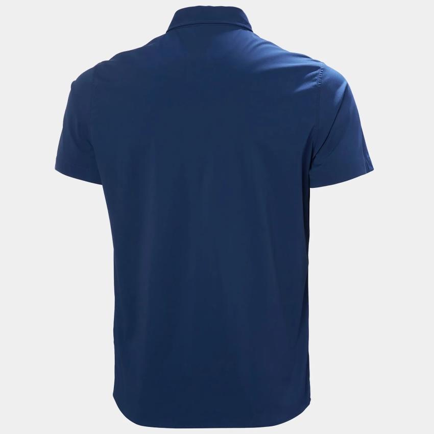 Helly Hansen Tofino Solen Short Sleeve Shirt Erkek Kısa Kollu Gömlek 63204-584 Lacivert 
