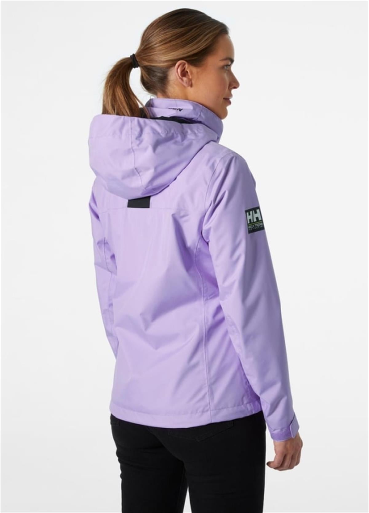 Helly Hansen W Crew Hooded Midlayer Kadın Mont HHA.33891.699 Lila