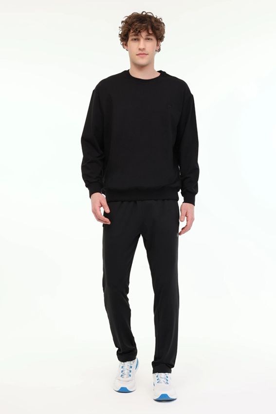 Lumberjack 6W Mb Sn75 C Neck Sw 6Pr Siyah Erkek Sweatshirt 102696693