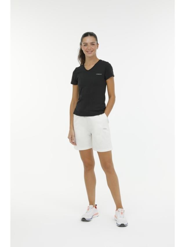 Lumberjack Basic Short W-CT144 5Fx Kadın Şort Ekru 101931813
