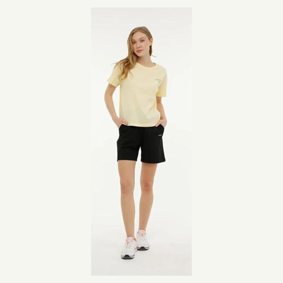 Lumberjack CT144 Basic Short 5FX Siyah Kadın Şort 101931818