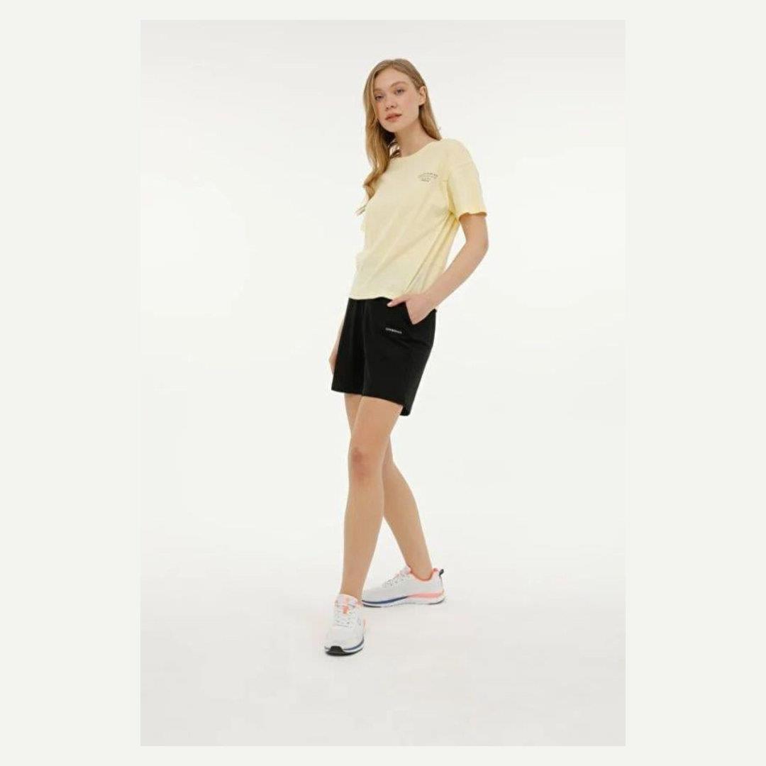 Lumberjack CT144 Basic Short 5FX Siyah Kadın Şort 101931818
