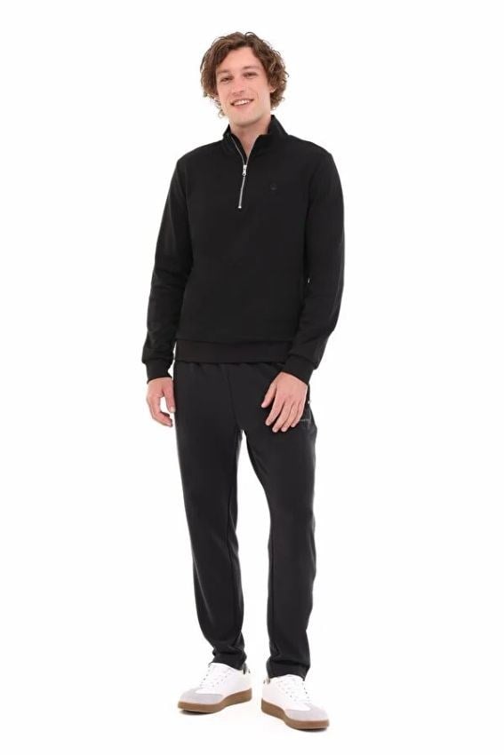 Lumberjack MB BS47 HZIP SW 6PR Siyah Erkek Sweatshirt