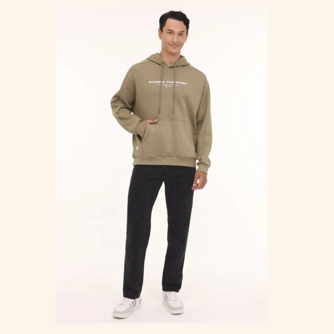 Lumberjack ML FILAZ 17AFW-87 4PR Haki Erkek Sweatshirt