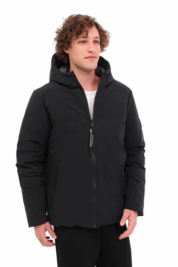 Lumberjack ML LUCAS COAT 1N55 5PR Siyah Erkek Mont