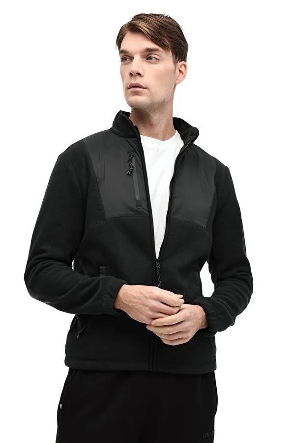 Lumberjack ML QURASAW 7ljk-153 5PR Siyah Erkek Polar Ceket 102027626