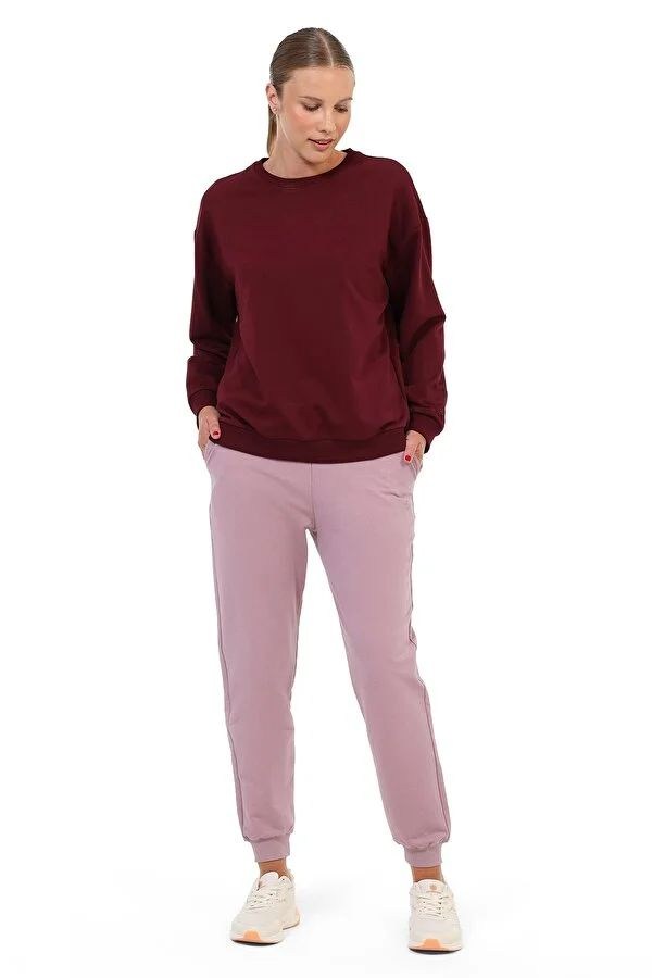 Lumberjack Wb 6Pr 16SN79 Kadın Bordo Sweatshirt 102710625