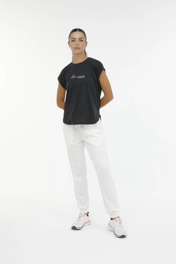 Lumberjack WL BLAIR 4FX Siyah Kadın Kısa Kol T-Shirt 11CT1092