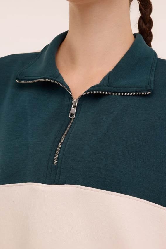 Lumberjack WL Cadyna 16KT02 4PR Yeşil Kadın Sweathirt 101894097