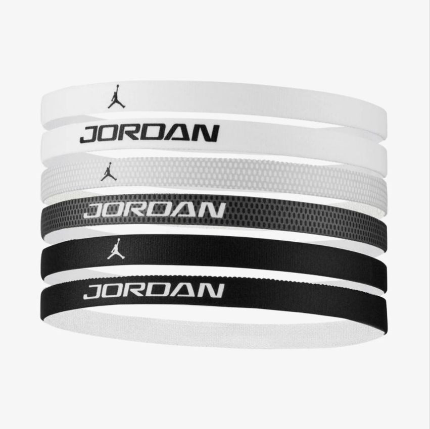 Nike Jordan Elastic Sport Headbands 6 Pk Pınted 2.0 Black White Unisex Saç Bandı J.101.6033.036.OS
