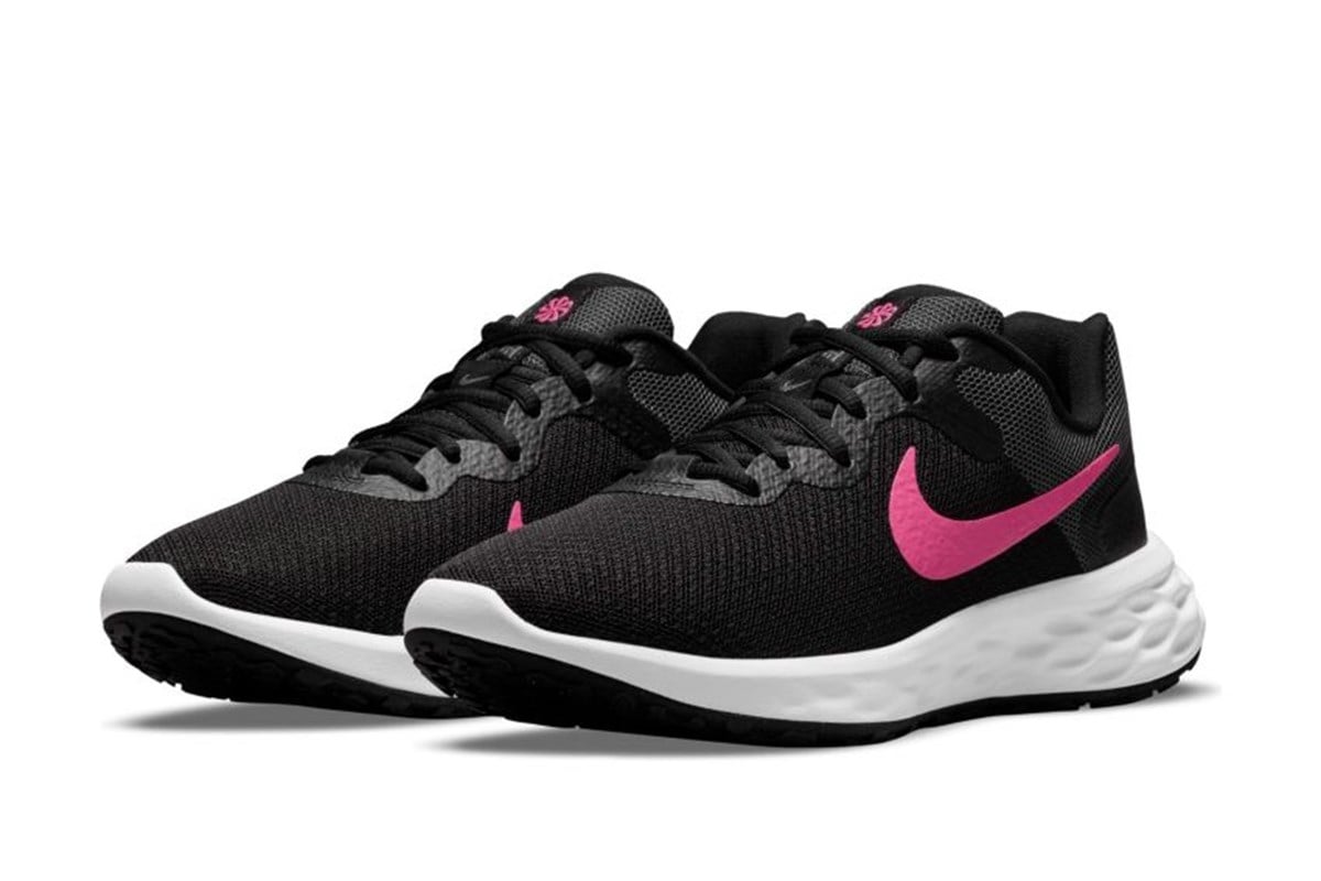 Nike Revolution 6 Kadın Siyah Pembe Koşu Ayakkabısı DC3729-002