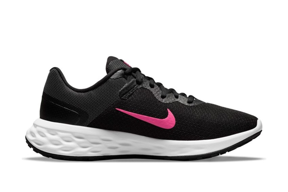 Nike Revolution 6 Kadın Siyah Pembe Koşu Ayakkabısı DC3729-002