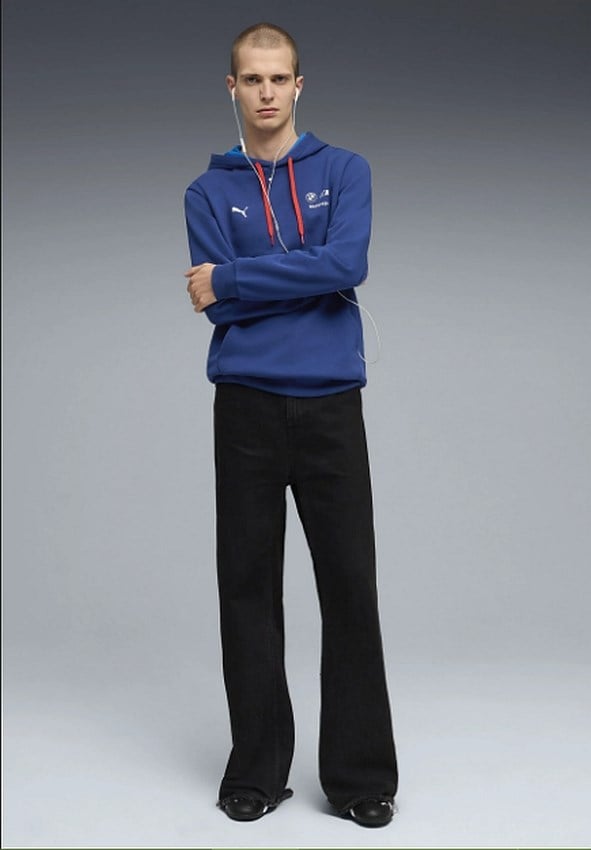 Puma BMW MMS Ess Hoodie Ft Mavi Erkek Sweatshirt 63489304