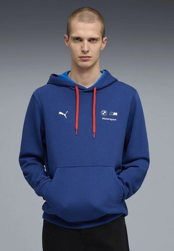 Puma BMW MMS Ess Hoodie Ft Mavi Erkek Sweatshirt 63489304
