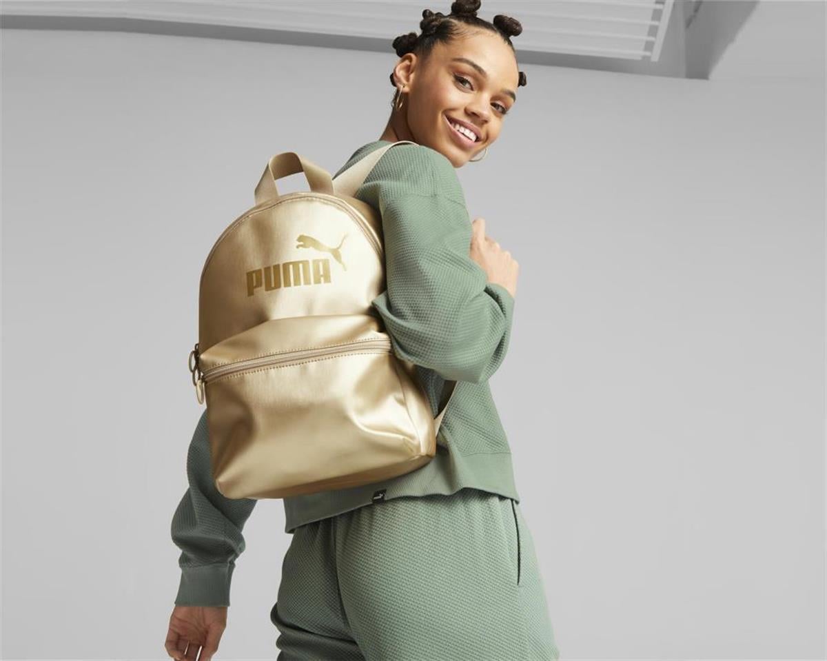 Puma Core Up Backpack Kadın Sırt Çantası Altın 07947604