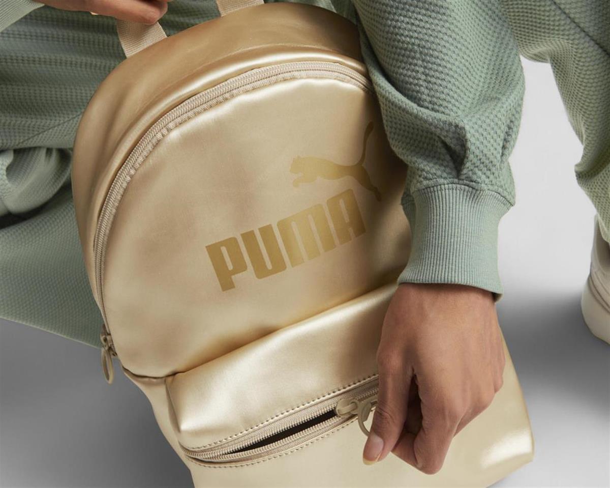 Puma Core Up Backpack Kadın Sırt Çantası Altın 07947604