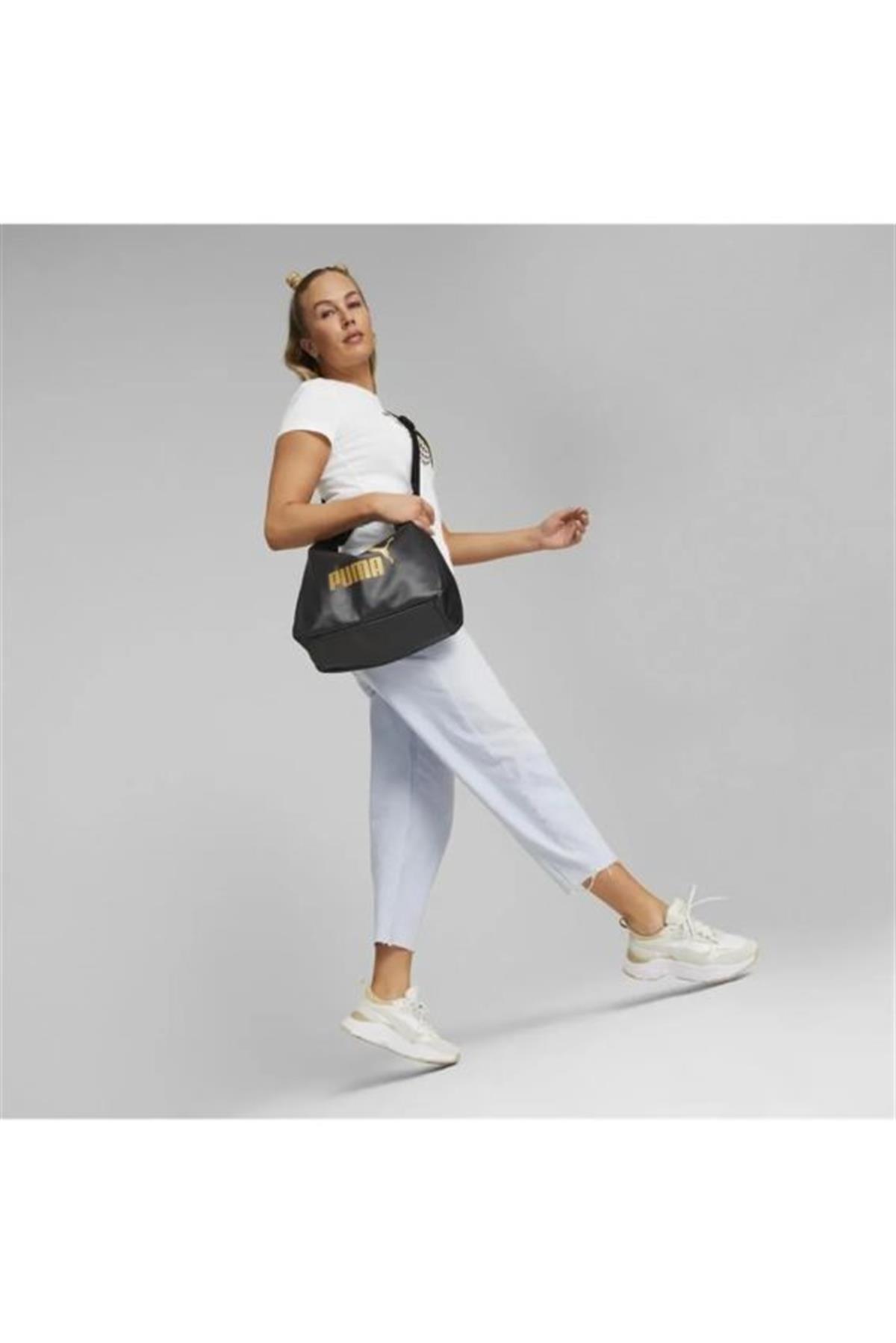 Puma Core Up Hobo Kadın Çapraz Omuz Çantası Siyah 07948001