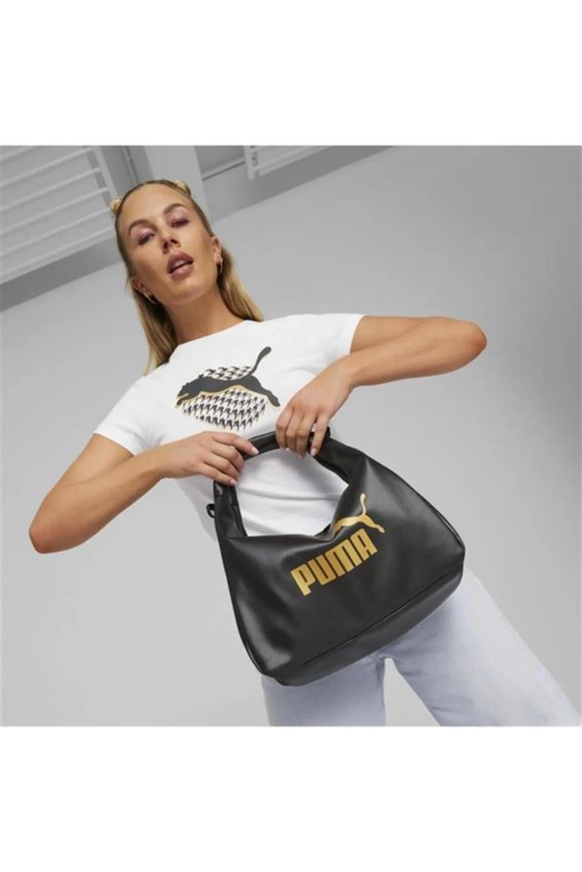 Puma Core Up Hobo Kadın Çapraz Omuz Çantası Siyah 07948001