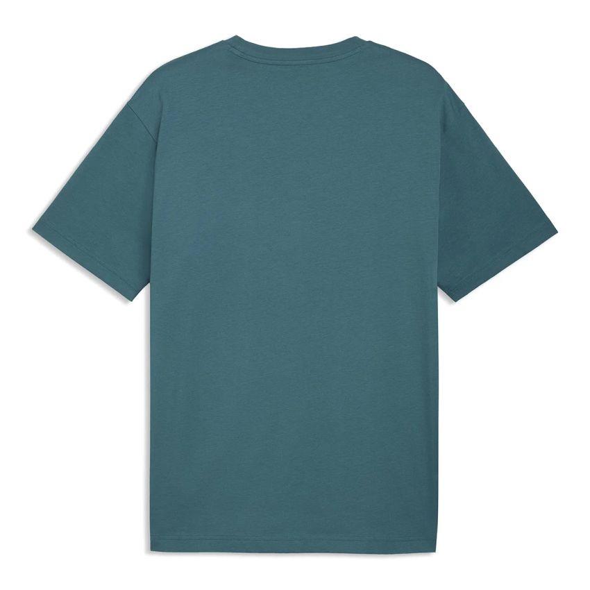 Puma Ess Relaxed No. 1 Logo Erkek Yeşil Günlük Stil T-Shirt 68915341