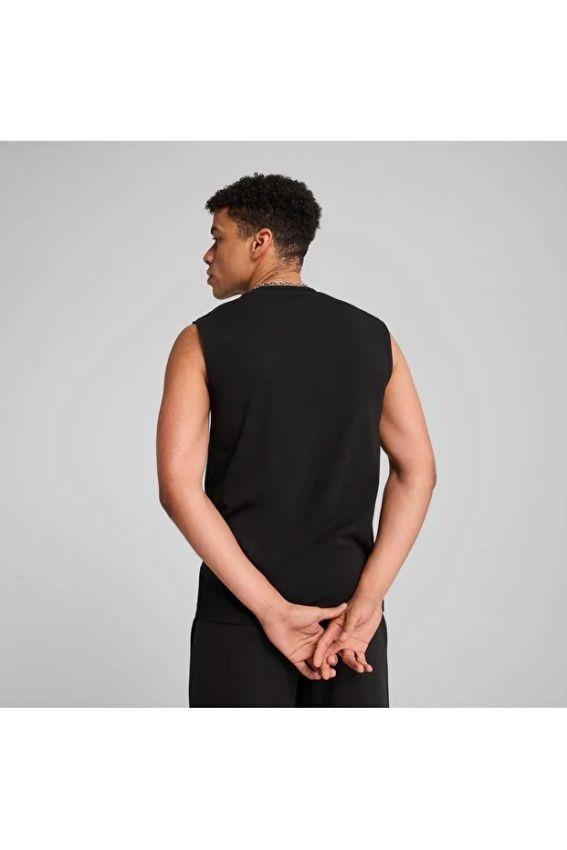 Puma ESS Sleeveless Tee Sıfır Kol Erkek T-Shirt Siyah 68262601