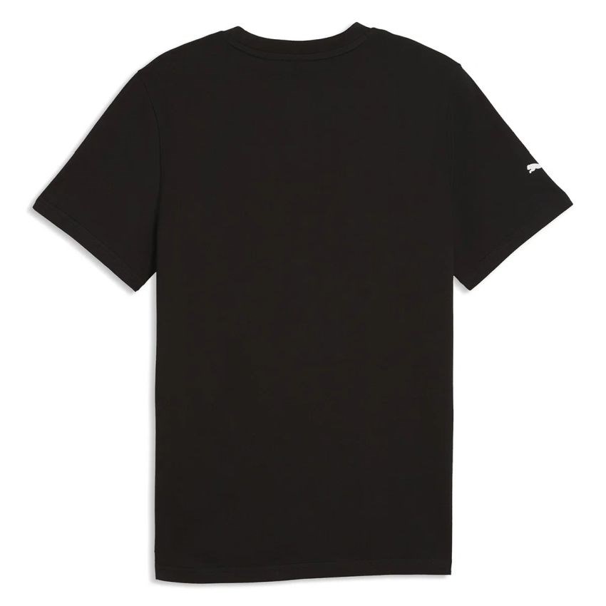 Puma Ferrari Colored Shield Erkek Siyah Günlük Stil T-Shirt 63700301