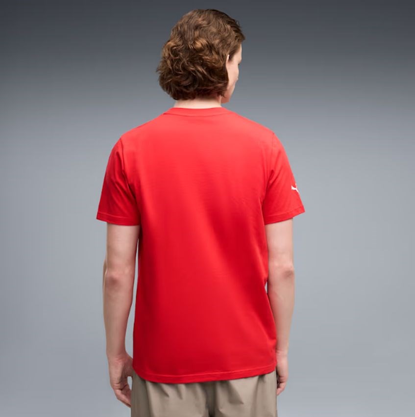 Puma Ferrari Colored Shield Tee Kırmızı Erkek Tişört 63700302