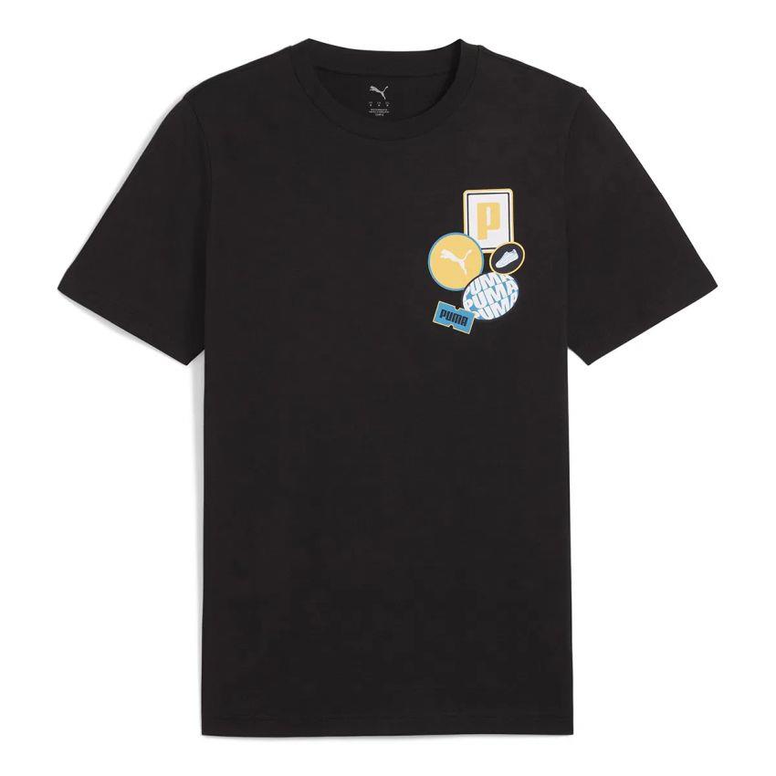 Puma Graphics Icon Unisex Siyah Günlük Stil Tişört 68482901