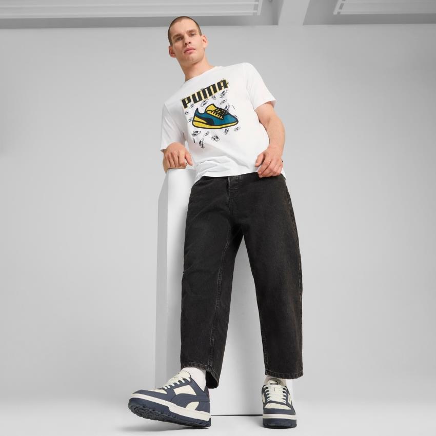 Puma GRAPHICS Sneaker Tee Erkek Kısa Kollu Tişört 68320902