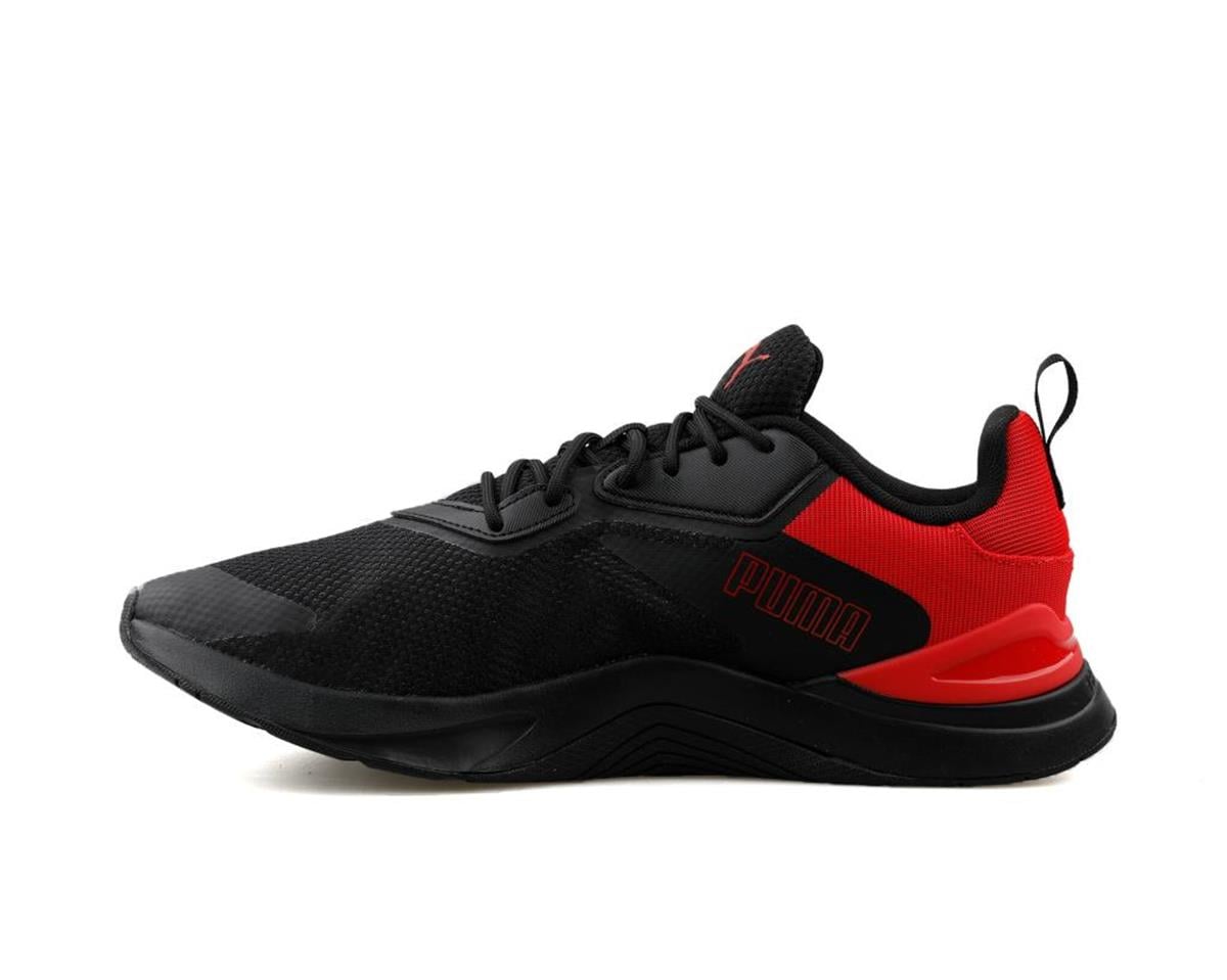 Puma Infusion Erkek Spor Ayakkabı Siyah Kırmızı 37789306