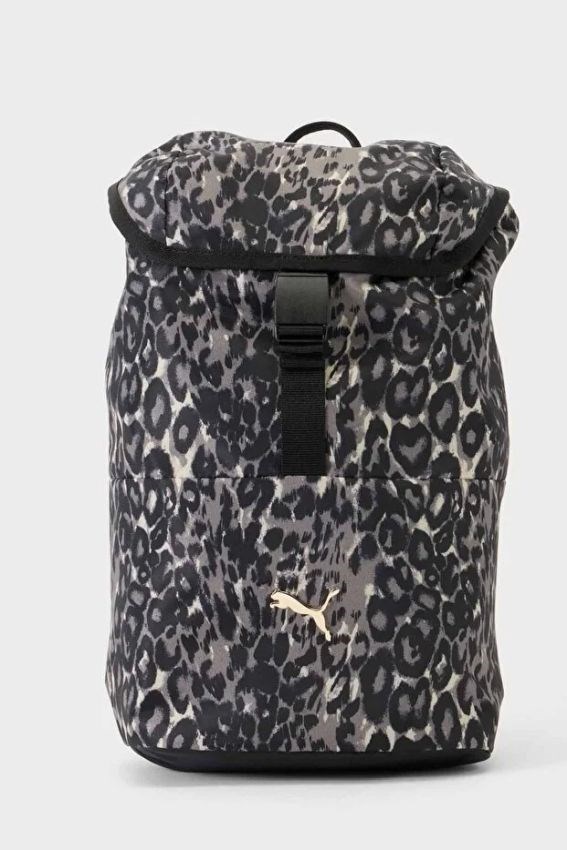 Puma Kadın Leopar Desenli Sırt Çantası Günlük Şehir ve Spor Çantası 14-15 L 09171811