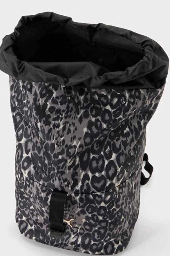 Puma Kadın Leopar Desenli Sırt Çantası Günlük Şehir ve Spor Çantası 14-15 L 09171811