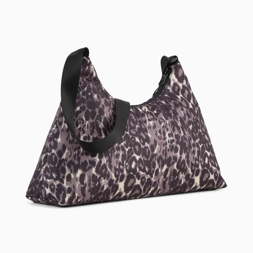 Puma POP Medium Prism Bag Leoparlı Kadın Omuz Çantası 09275811