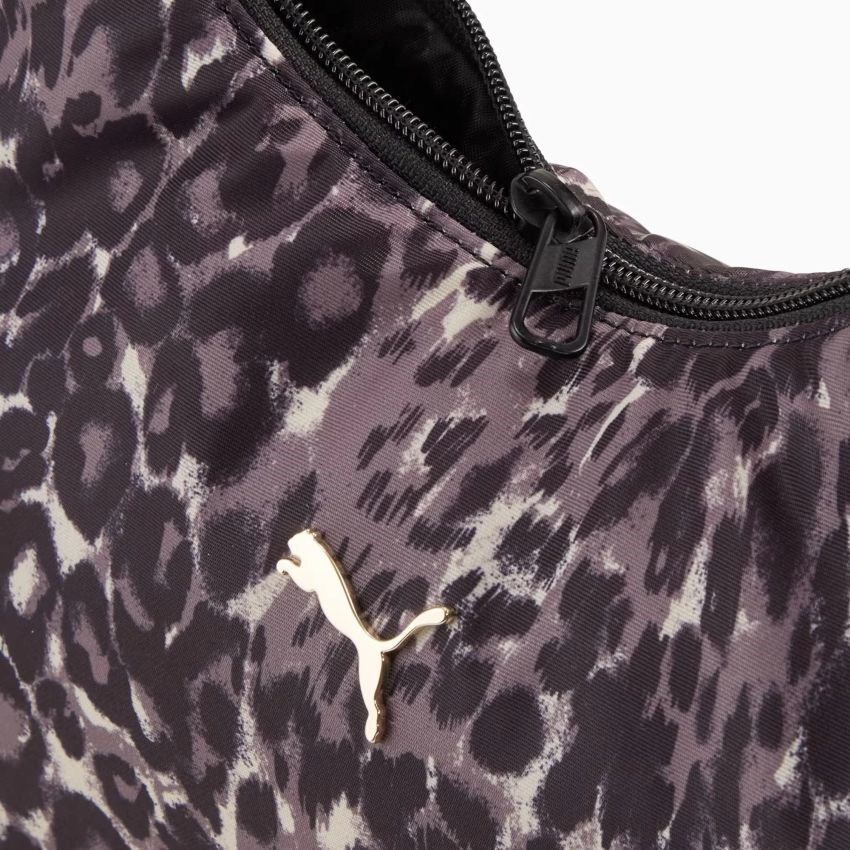 Puma POP Medium Prism Bag Leoparlı Kadın Omuz Çantası 09275811