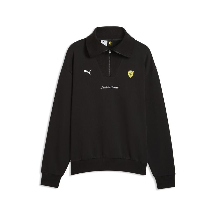 Puma Scuderia Ferrari Little Shield Half-Zip Erkek Sweatshirt 63700201 