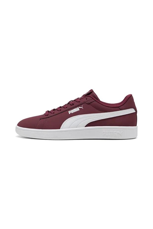 Puma Smash 3.0 Buck Erkek Bordo Sneaker Ayakkabı 39233618