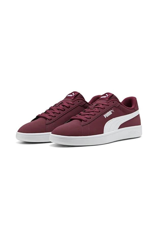 Puma Smash 3.0 Buck Erkek Bordo Sneaker Ayakkabı 39233618