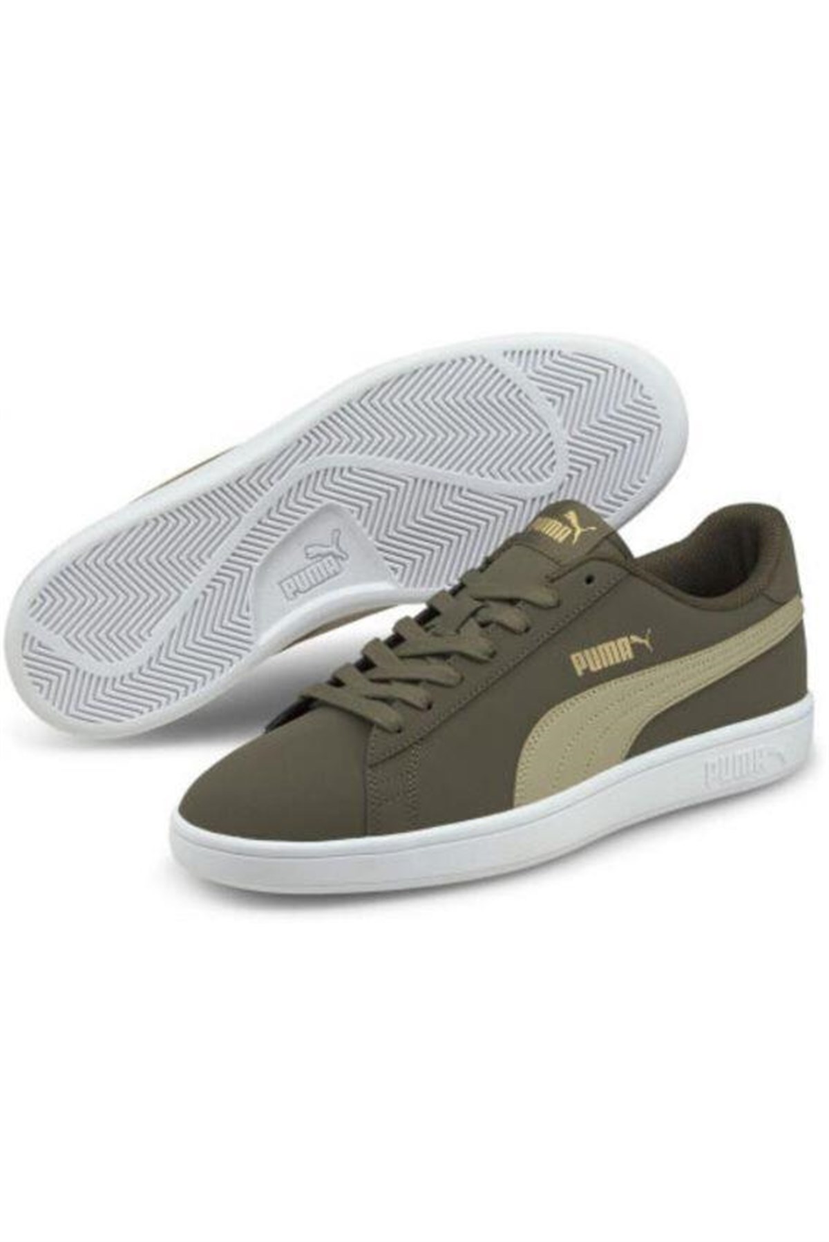 Puma Smash V2 Buck Unisex Yeşil Günlük Ayakkabı 36516047