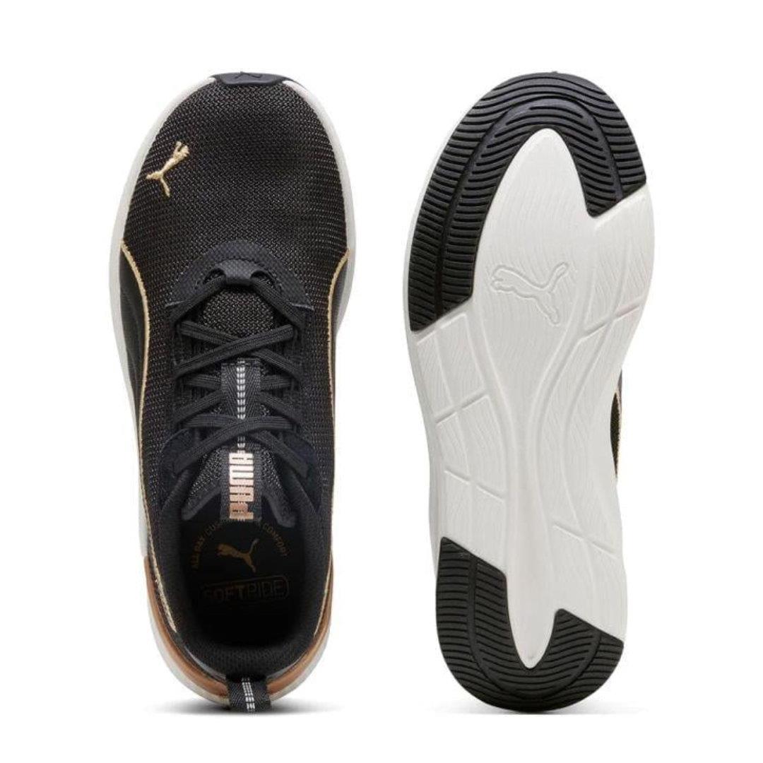 Puma Softride Harli Metallic Siyah Kadın Spor Ayakkabı 31195501