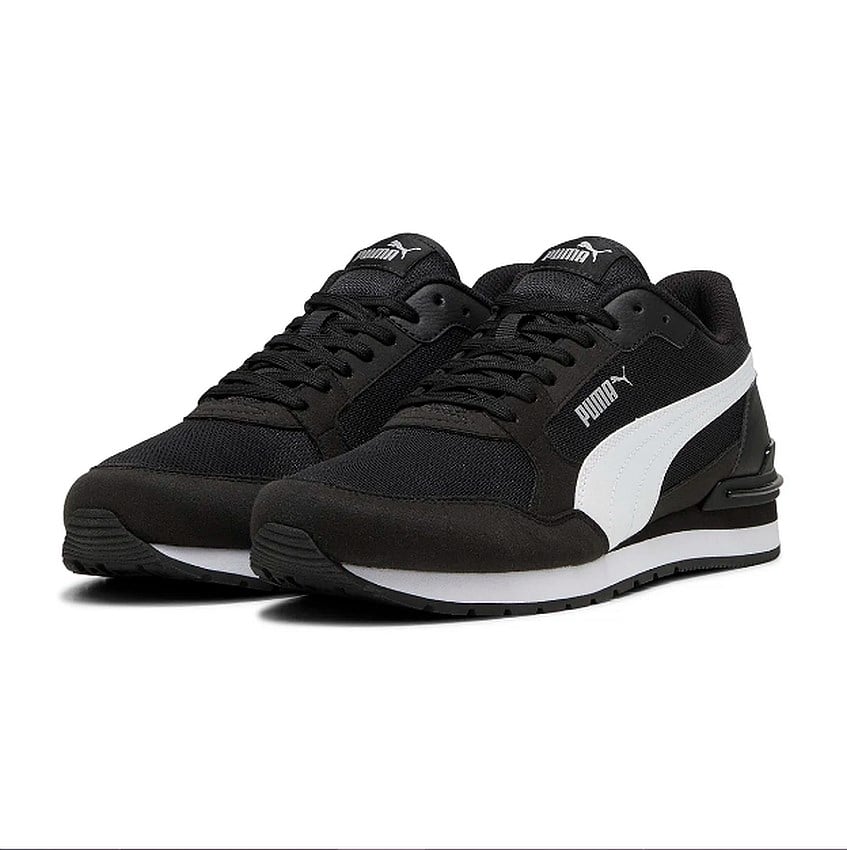 Puma St Runner V4 Mesh Erkek Siyah Sneaker Ayakkabı 39966601